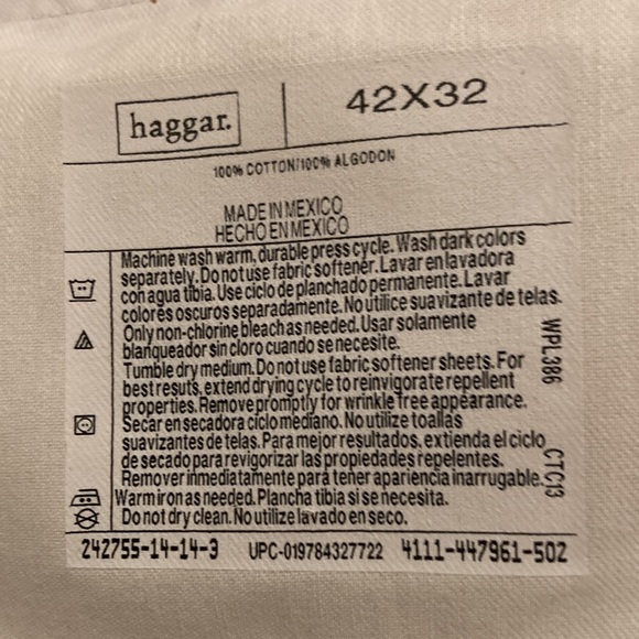 Size 42/32” Men’s Haggar Generations Pants New - Picture 4 of 4
